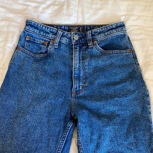 Zoe natural rise ankle straight leg jeans